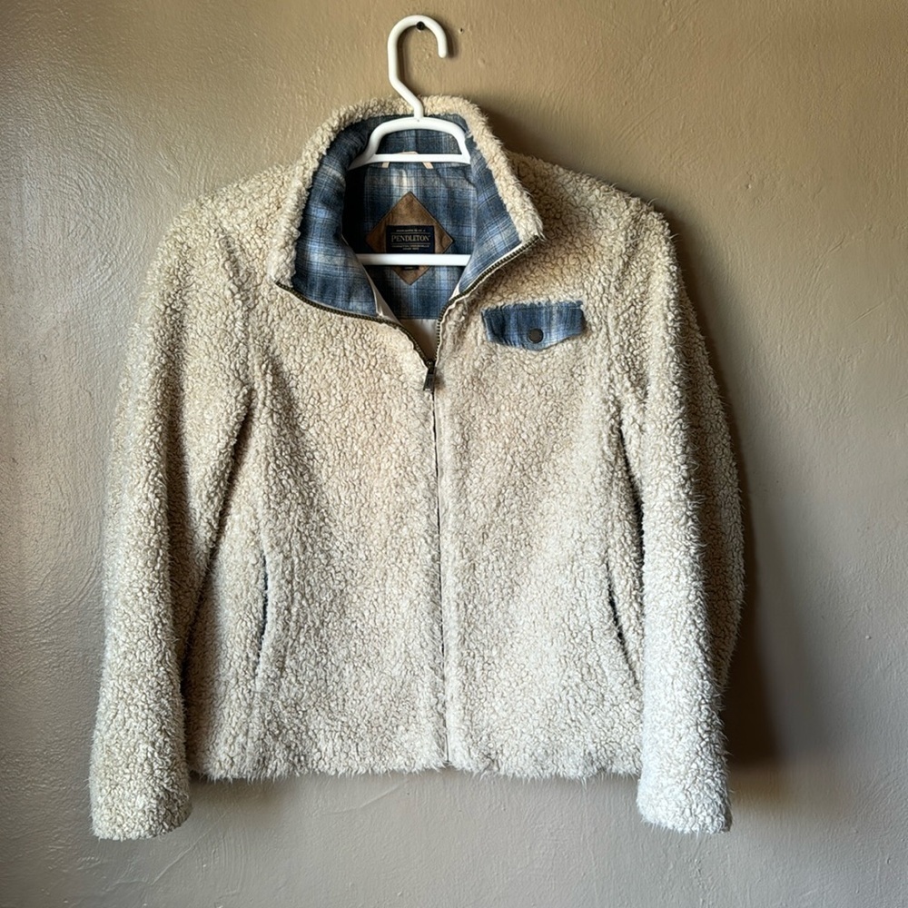 Pendleton Shearling Jacket Size Small - image 1